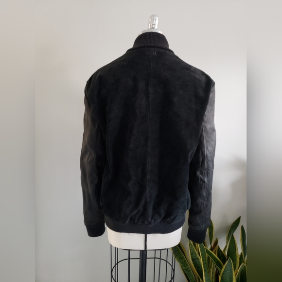 CONVERSE suede and leather varsity jacket - Picture 4 of 10